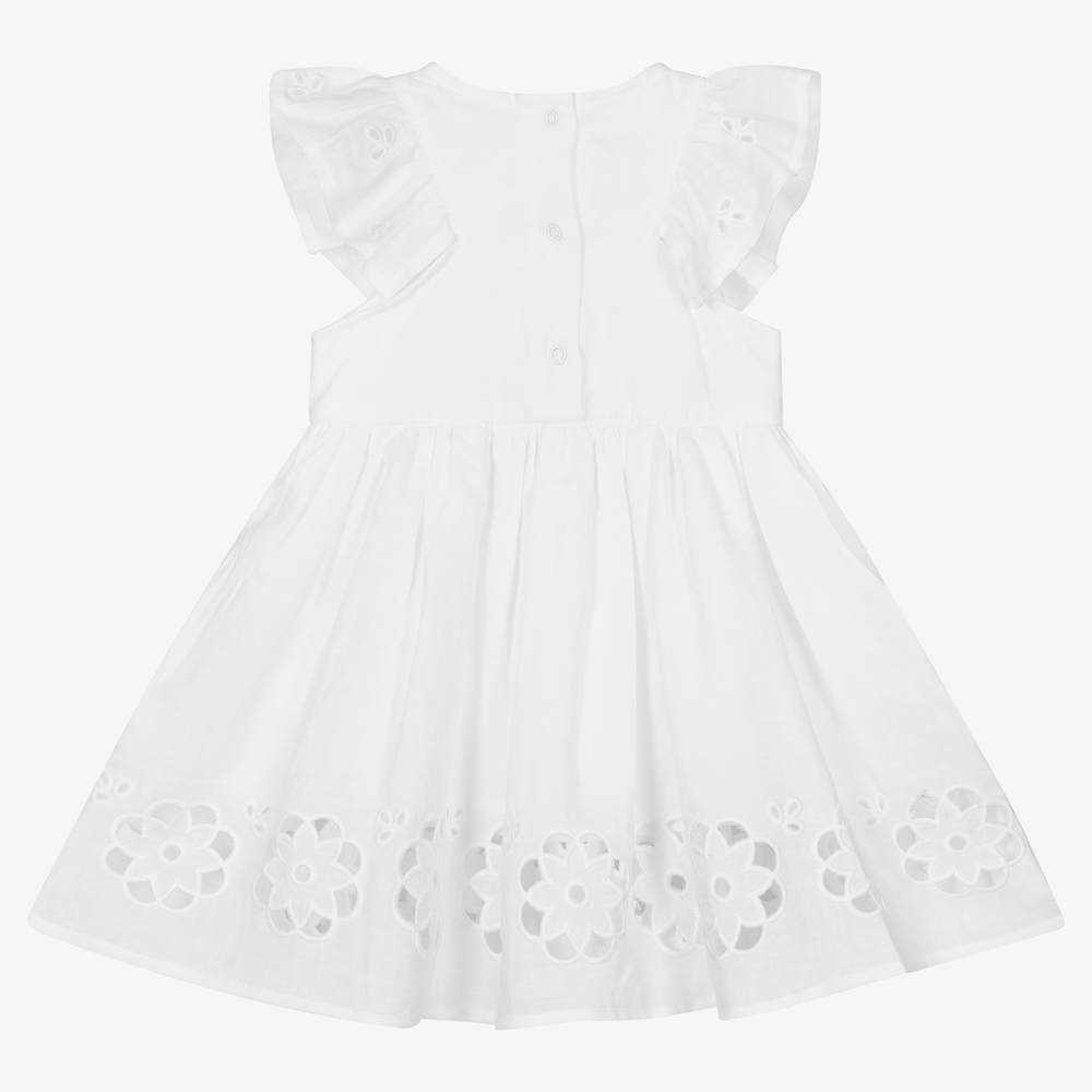 Stella McCartney Kids Baby Girls White Dress Set Childrensalon Outlet