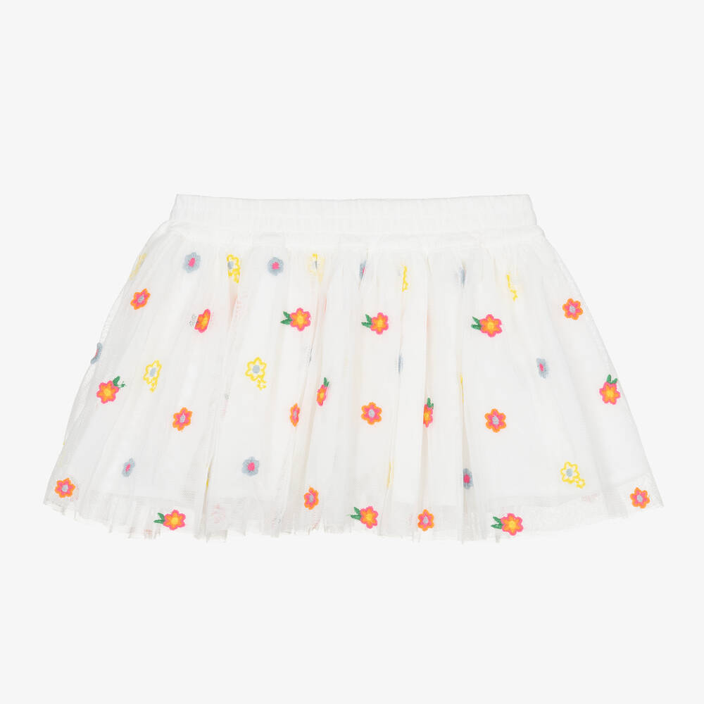 Stella McCartney Kids - Weißer geblümter Rock für Babys | Childrensalon