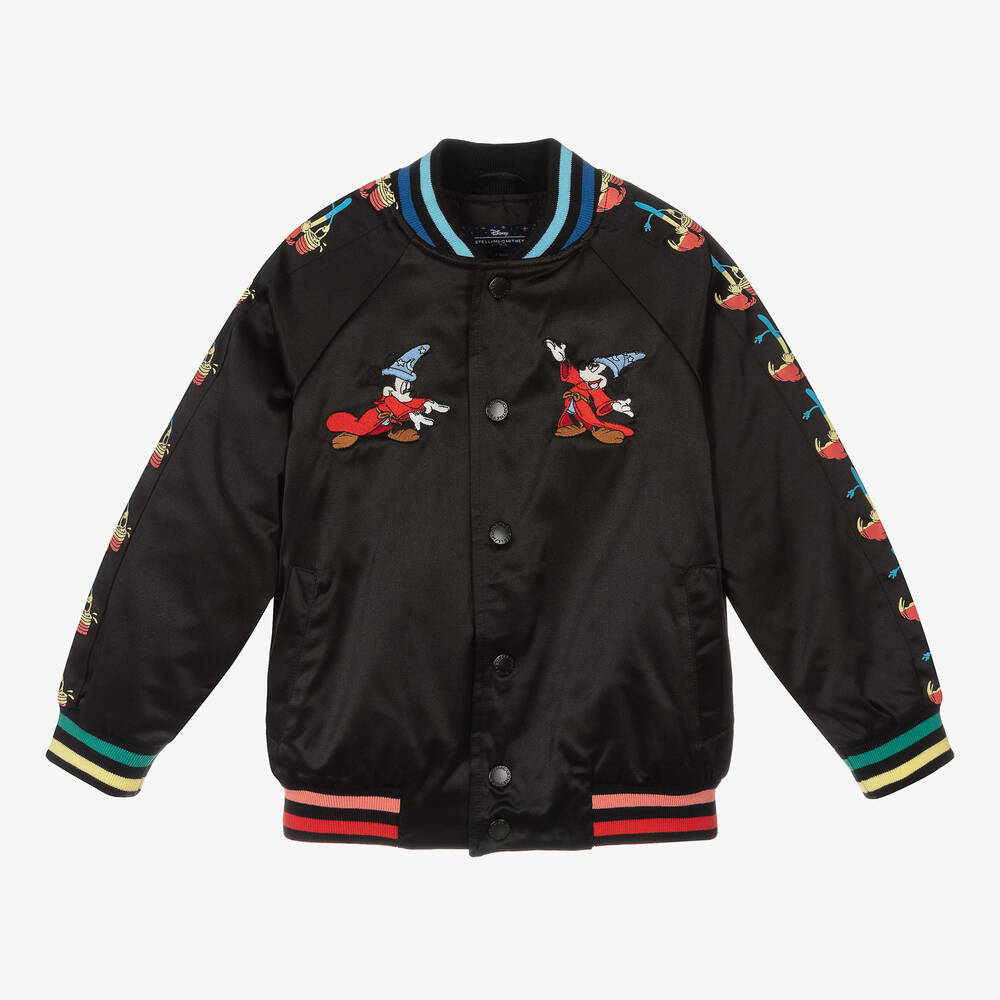 Stella McCartney Kids - Black Fantasia Mickey Jacket  | Childrensalon