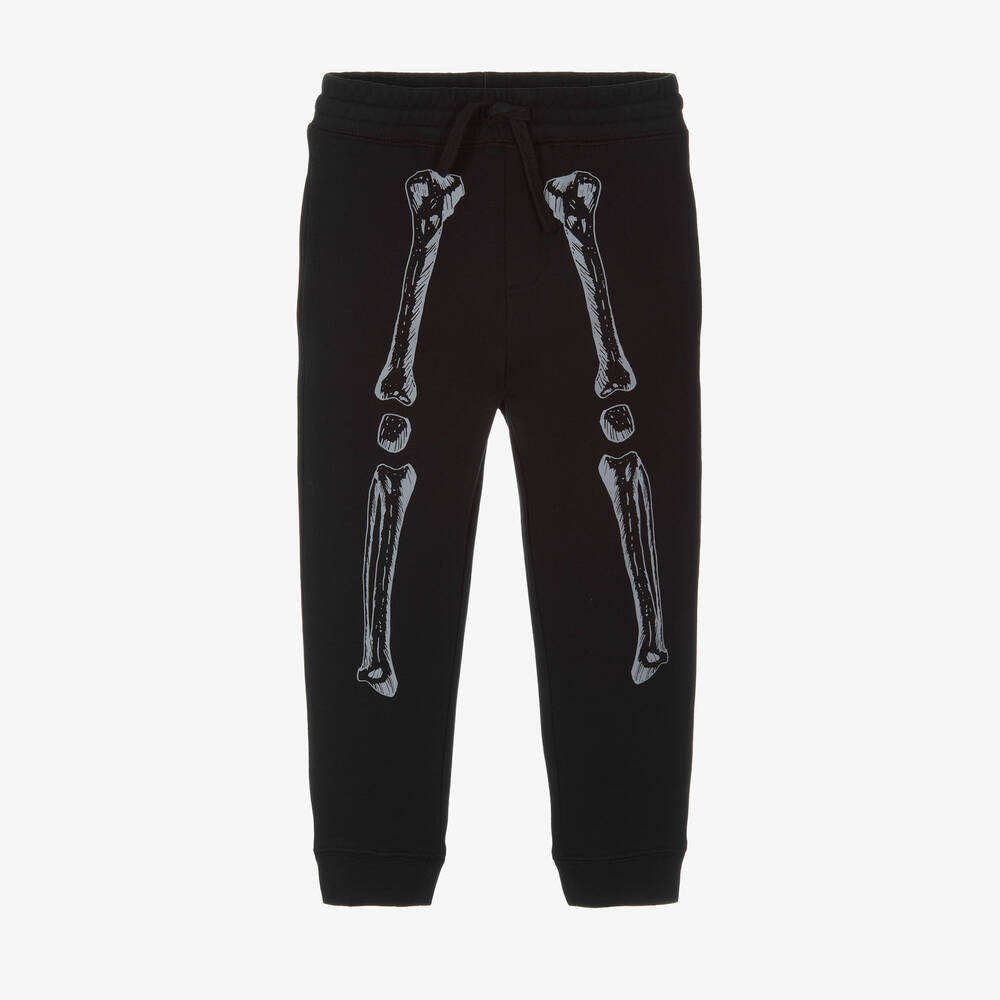 Stella McCartney Kids - Black Organic Cotton Joggers | Childrensalon