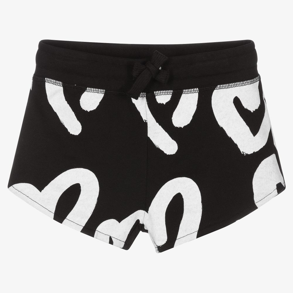 Stella McCartney Kids - Short noir en coton bio | Childrensalon