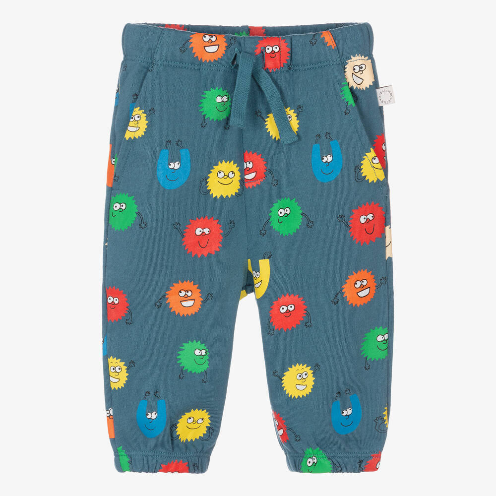 Stella McCartney Kids - Blaue Baumwoll-Jogginghose (B) | Childrensalon