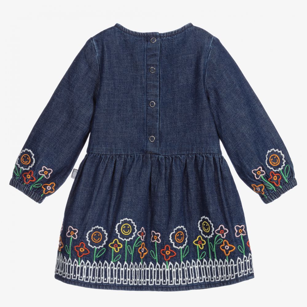 【STELLA McCARTNEY】-blueプリーツ ヘム スカート DENIM CARMEN SKIRT / LIGHT BLUE デニムカルメンスカート / ラ