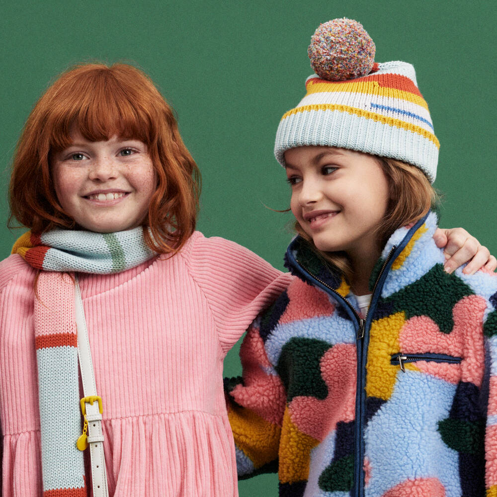 Stella McCartney Kids-Blue Organic Cotton Hat | Childrensalon Outlet