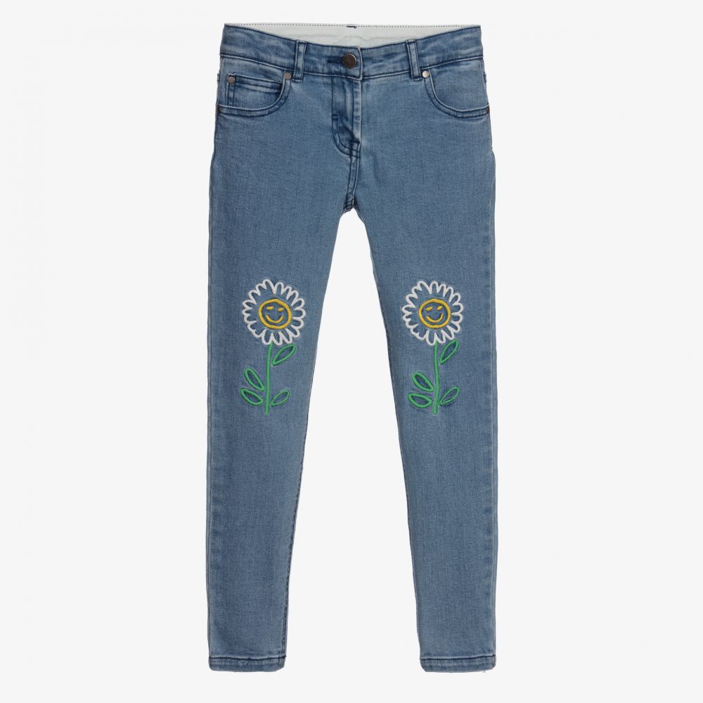 Stella McCartney Kids - Blue Organic Cotton Jeans | Childrensalon