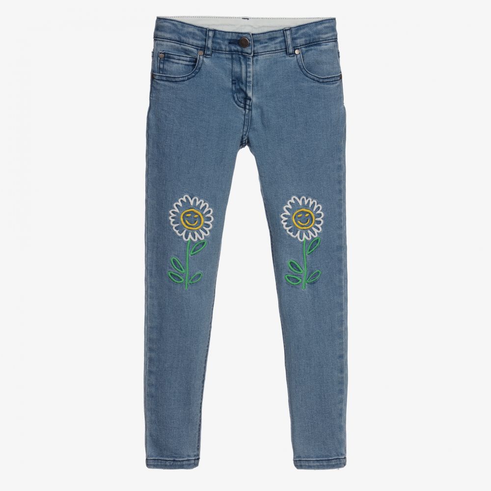 Stella McCartney Kids - Jean bleu en coton biologique | Childrensalon