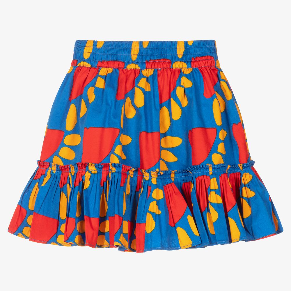 Stella McCartney Kids-Синяя юбка из органического хлопка | Childrensalon Outlet