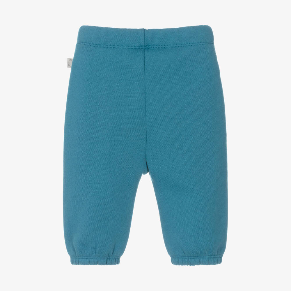 Stella McCartney Kids-Blue Sun & Earth Cotton Joggers | Childrensalon Outlet