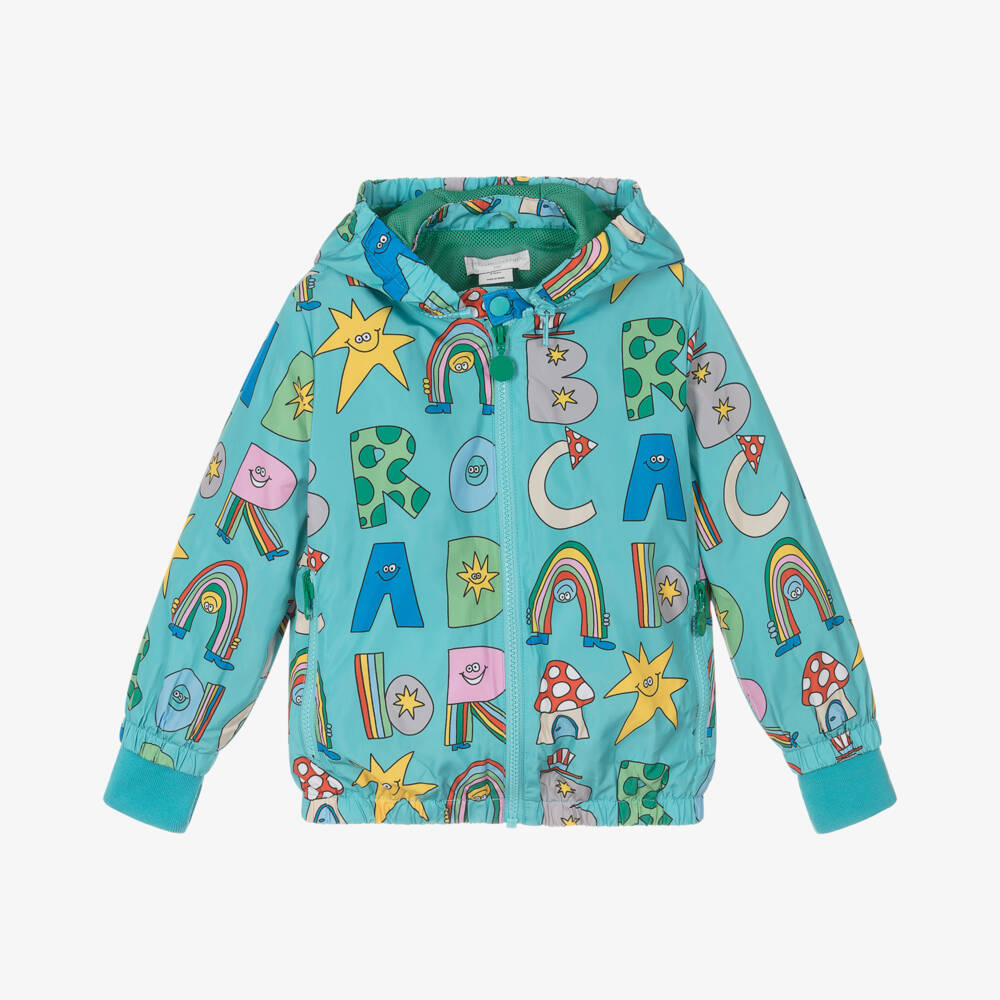 Stella McCartney Kids-Boys Aqua Enchanted Letters Jacket | Childrensalon Outlet