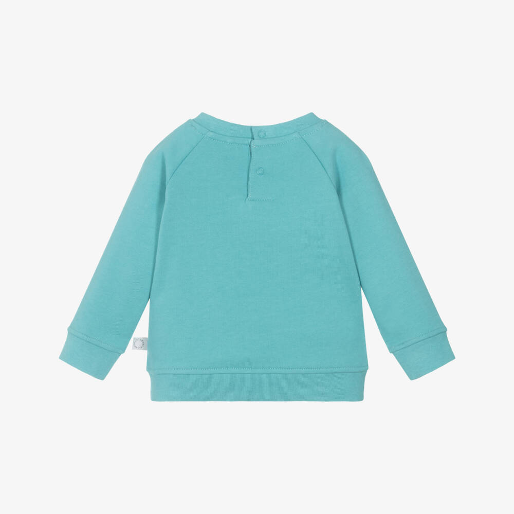 Stella McCartney Kids-Boys Azure Frog Print Pullover | Childrensalon Outlet