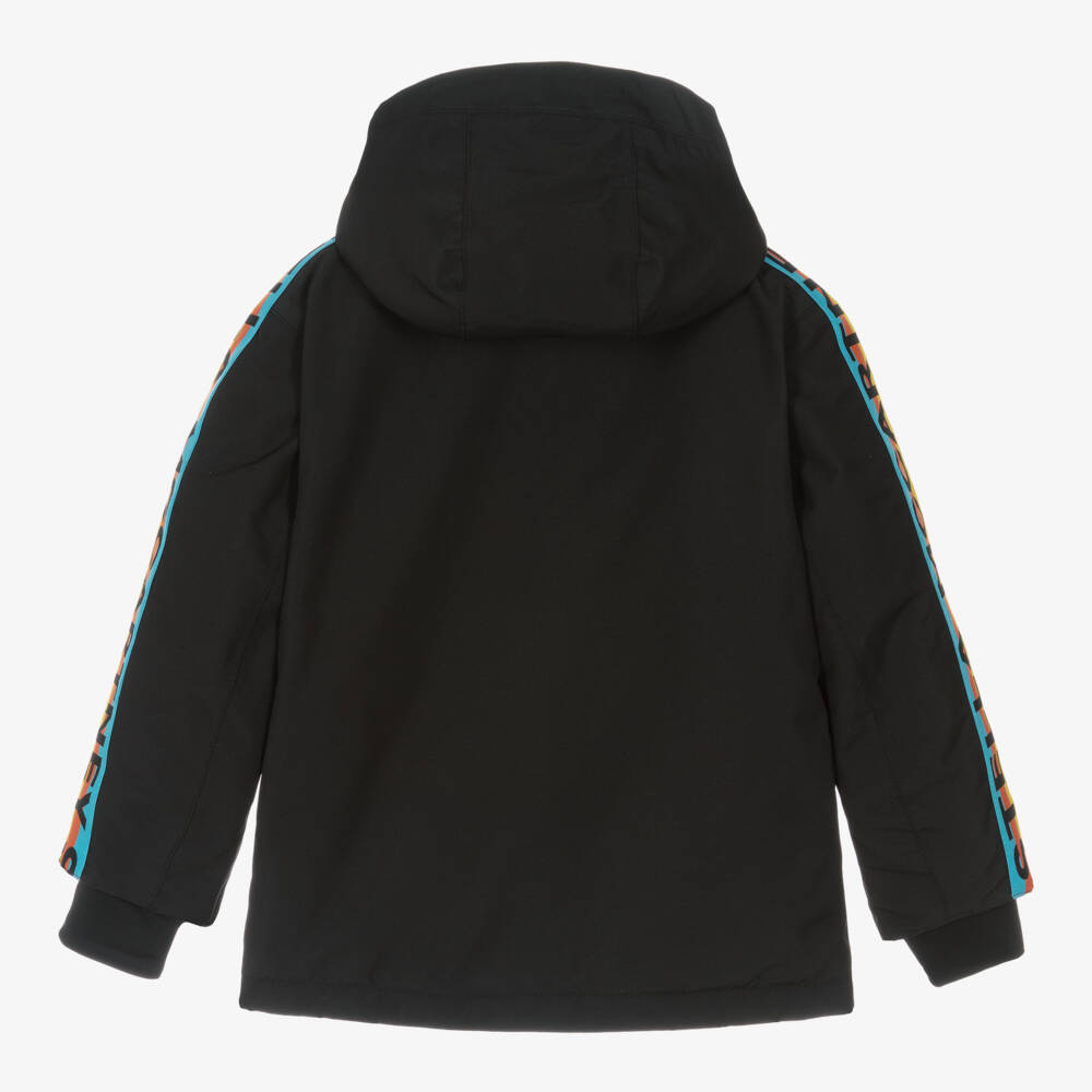 Stella McCartney Kids Ski Wear Capsule-Boys Black Adventure Ski Jacket | Childrensalon Outlet
