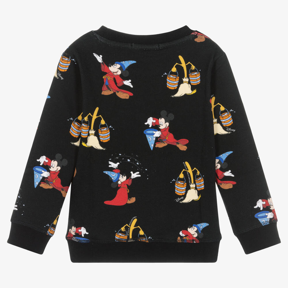 Stella McCartney Kids Boys Black Disney Fantasia Sweatshirt
