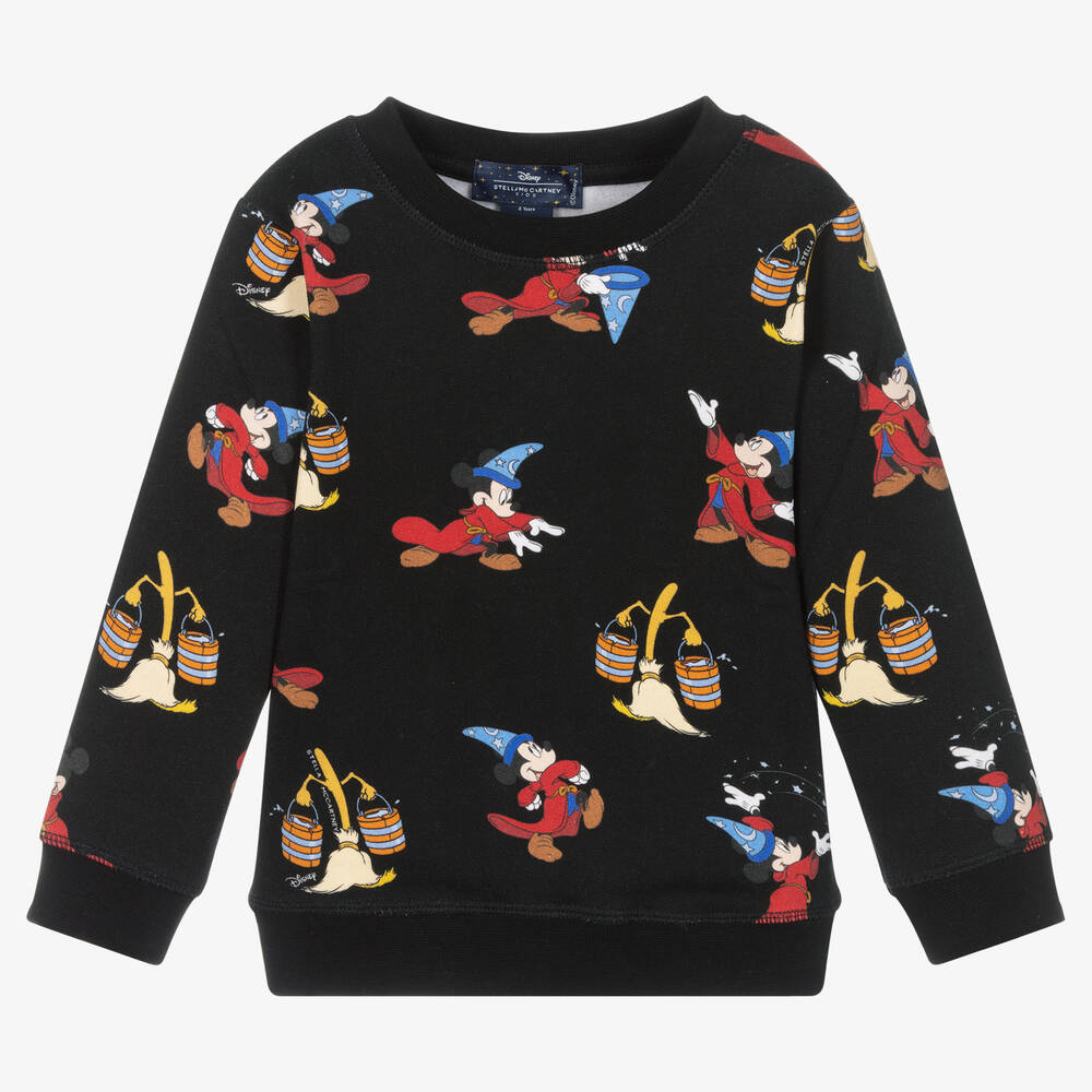 Stella McCartney Kids - Boys Black Disney Fantasia Sweatshirt | Childrensalon