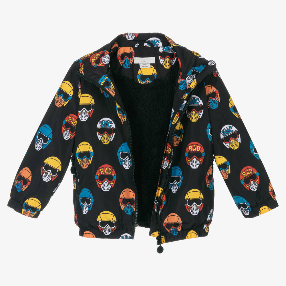 全商品オープニング価格！ Black Boys - Kids McCartney Stella Helmet Jacket Print ジャケット・ブルゾン