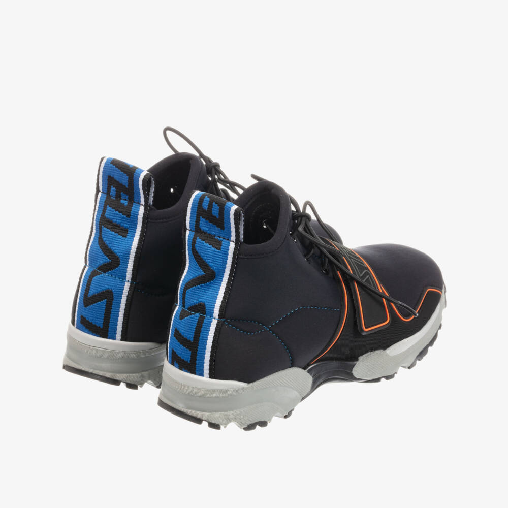 Stella McCartney Kids-Boys Black High-Top Trainers | Childrensalon Outlet