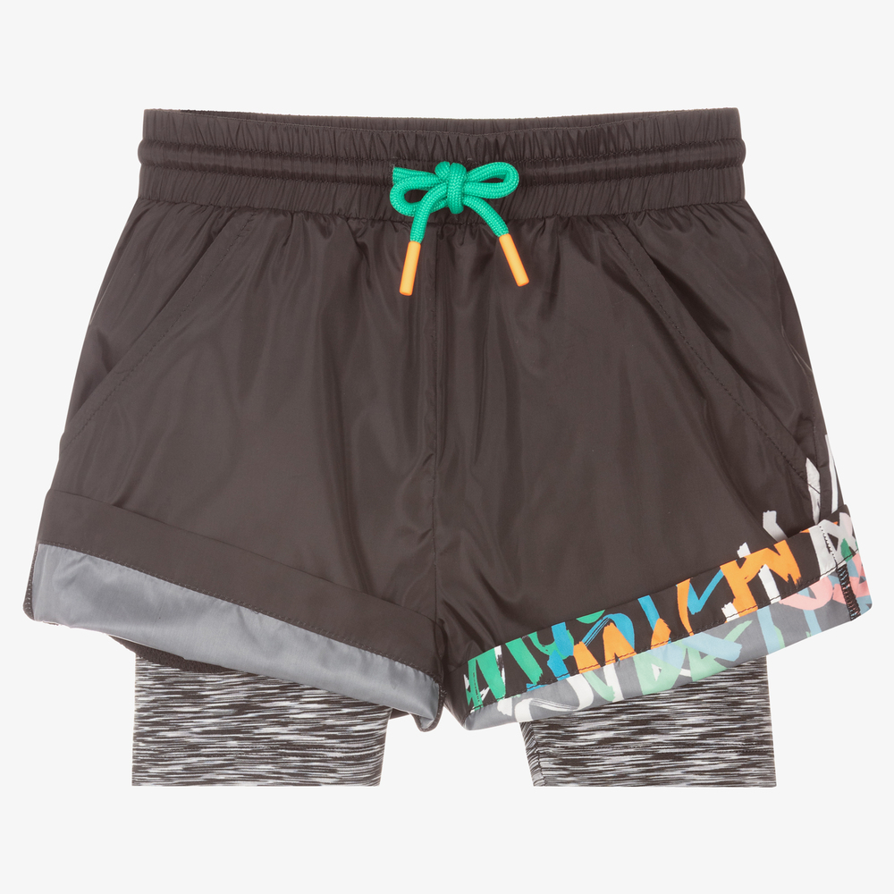 Stella McCartney Kids-شورت لون أسود للأولاد | Childrensalon Outlet
