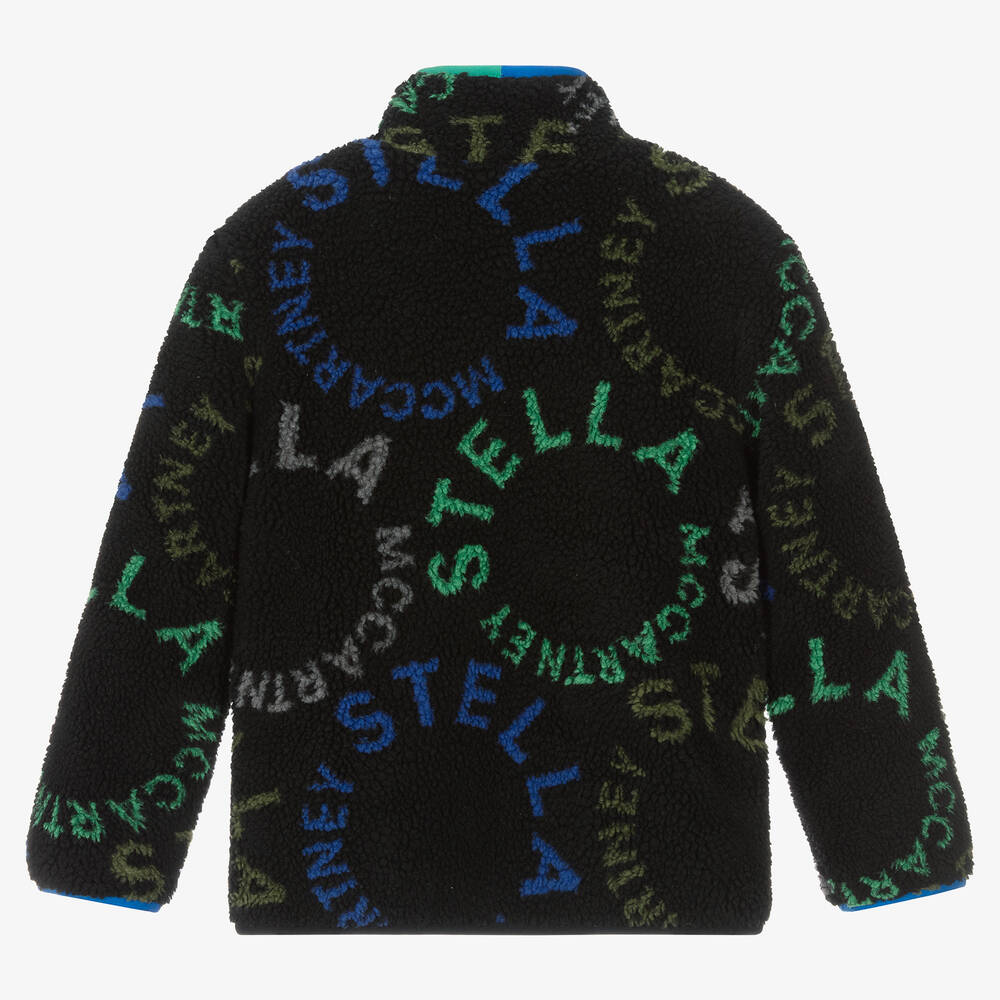 Stella McCartney Kidsパデッドジャケット スキーウェア Stella McCartney Kids - Teen Girls Black Star Ski Jacket