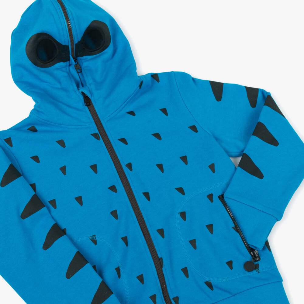 Stella McCartney Kids-Boys Blue Cat Adventure Hoodie | Childrensalon Outlet