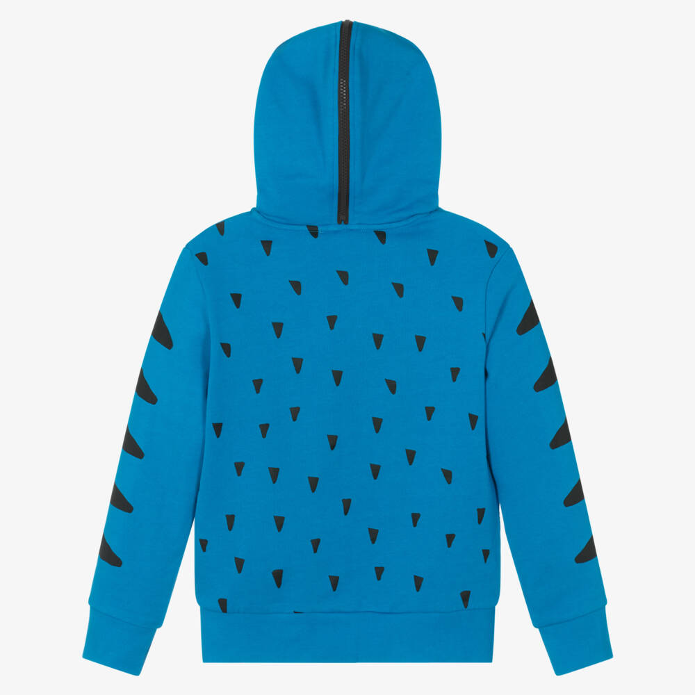 Stella McCartney Kids-Boys Blue Cat Adventure Hoodie | Childrensalon Outlet