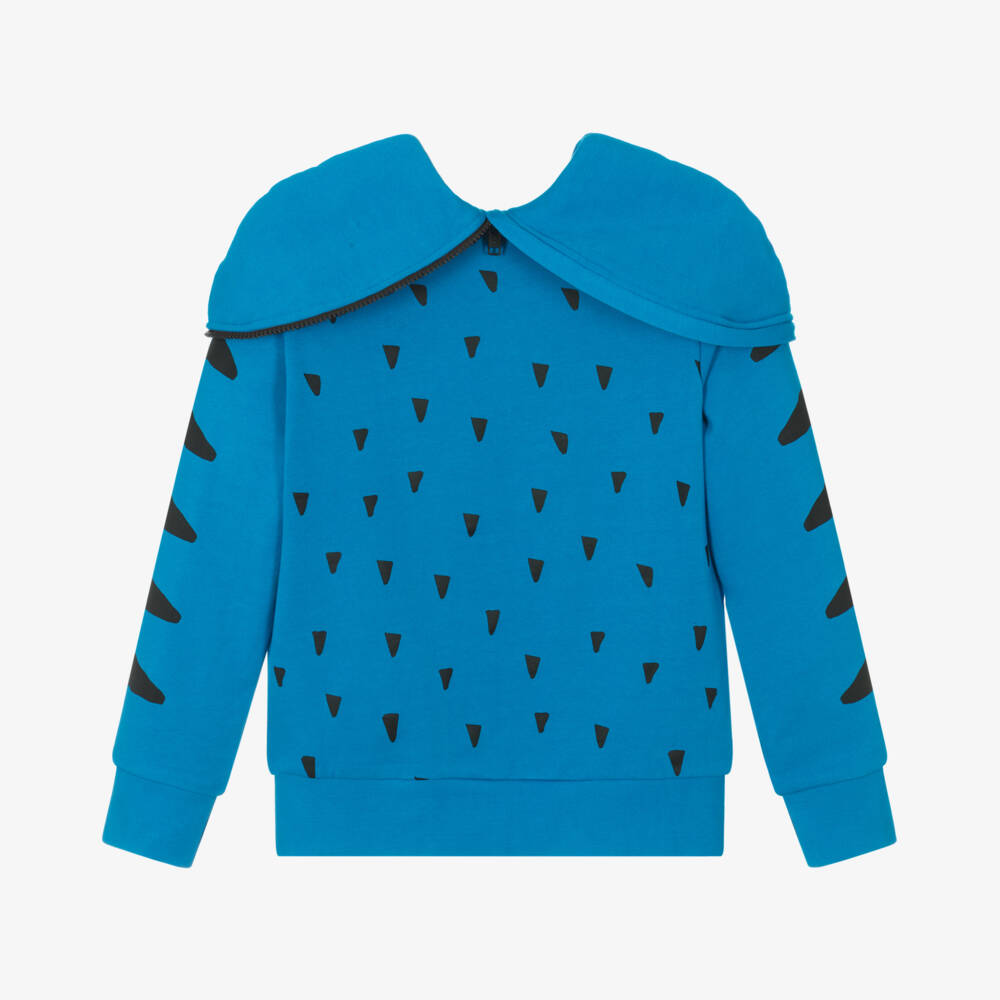 Stella McCartney Kids-Boys Blue Cat Adventure Hoodie | Childrensalon Outlet