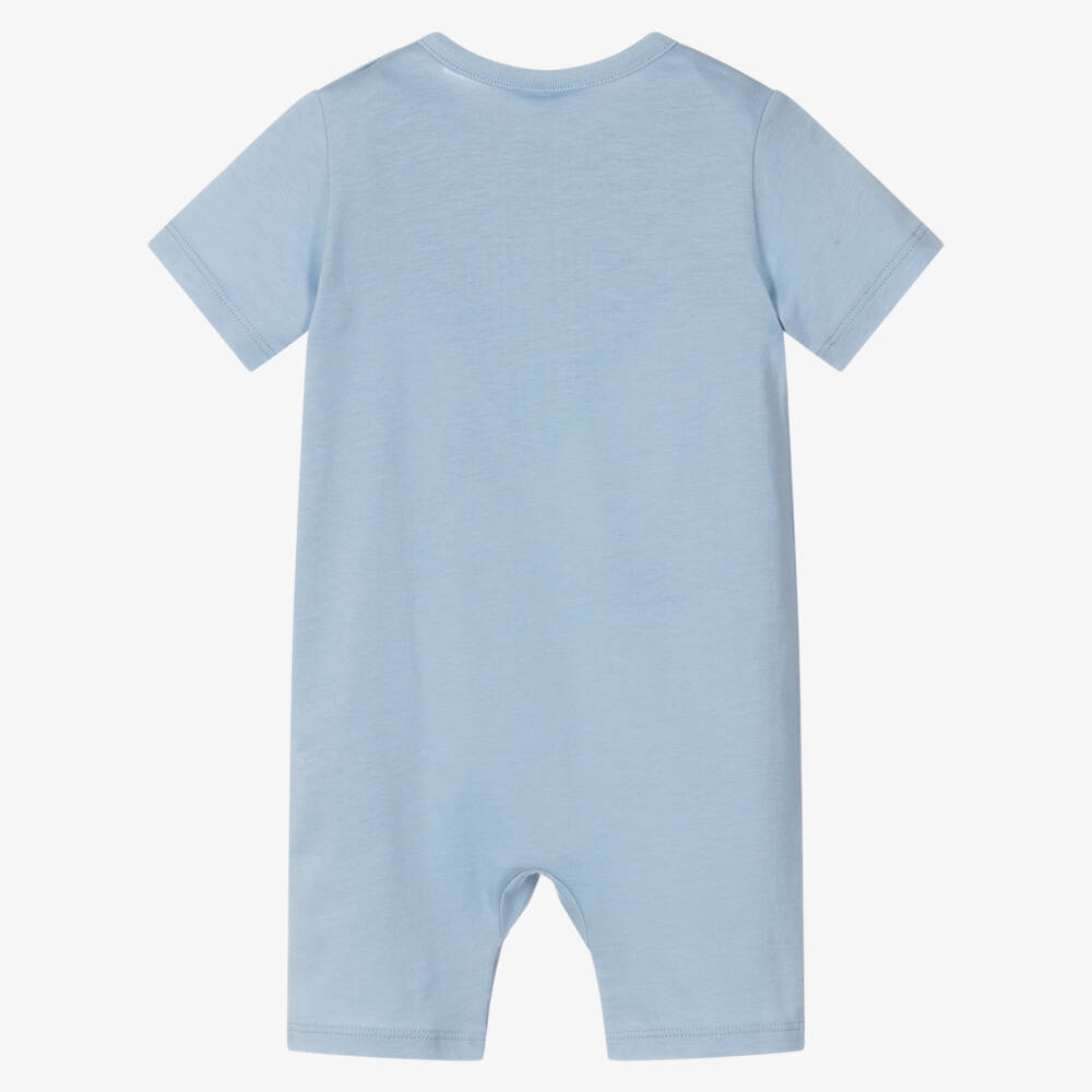 Stella McCartney Kids-Boys Blue Cotton Enchantment Romper | Childrensalon Outlet