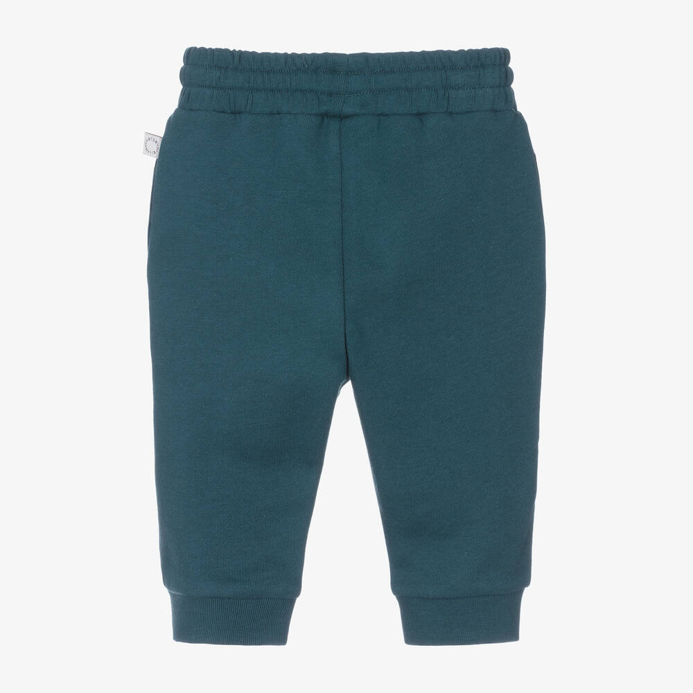 Stella McCartney Kids-Boys Blue Cotton Monster Print Joggers | Childrensalon Outlet