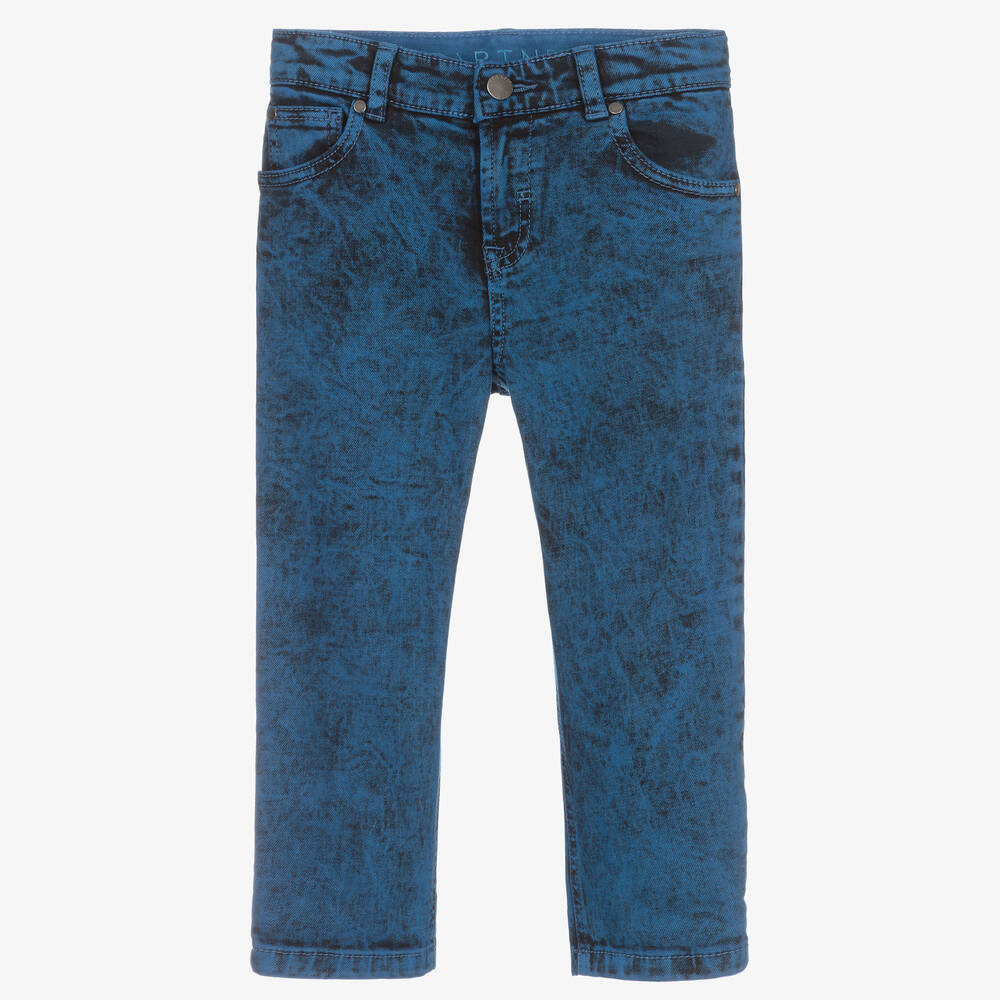 Stella McCartney Kids-Boys Blue Denim Relaxed Jeans | Childrensalon Outlet