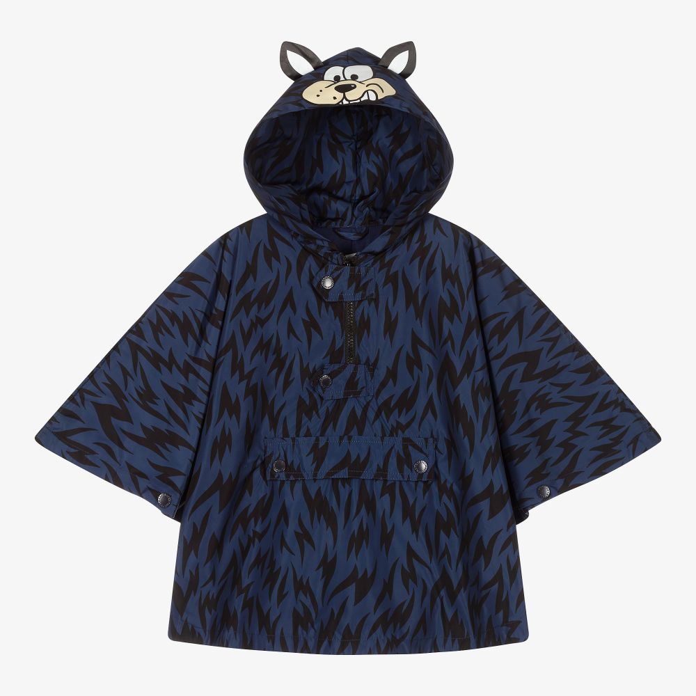 Stella McCartney Kids - Blaues Hündchen-Cape (J) | Childrensalon