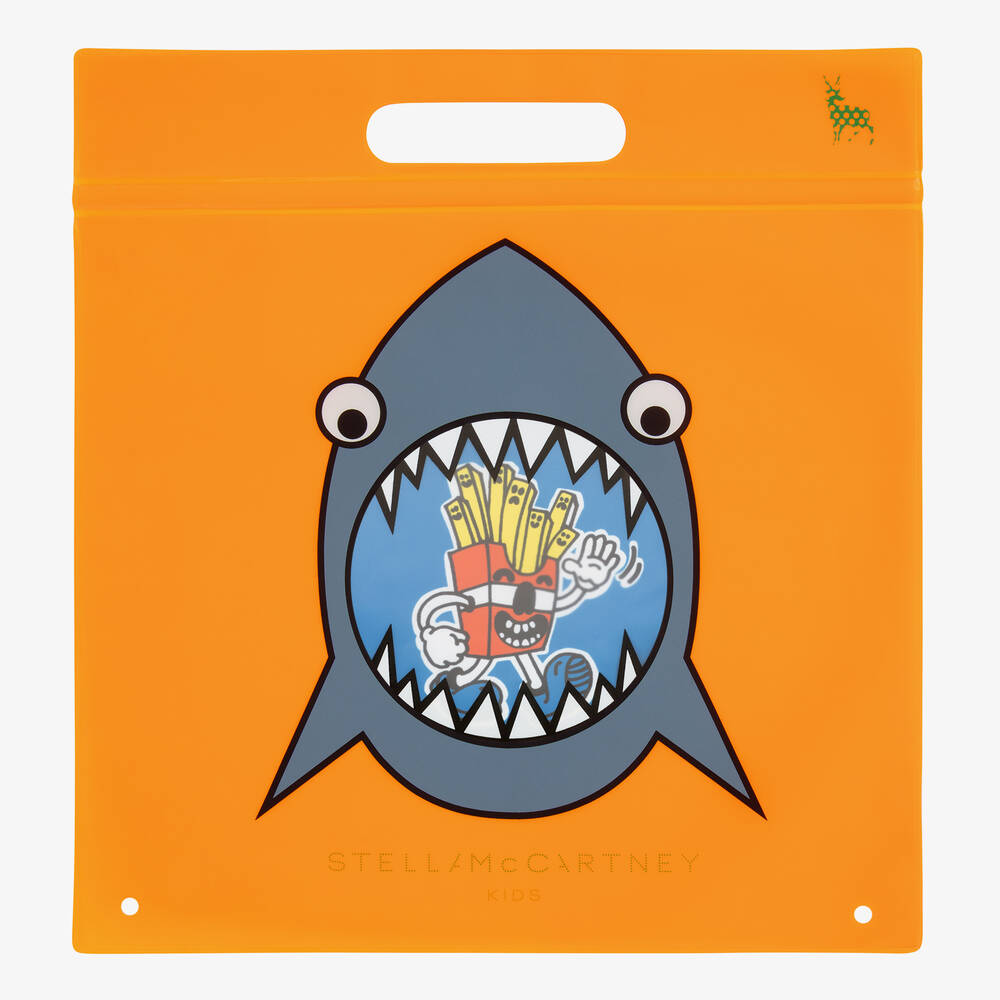 Stella McCartney Kids-Голубые плавки-шорты с рисунками | Childrensalon Outlet