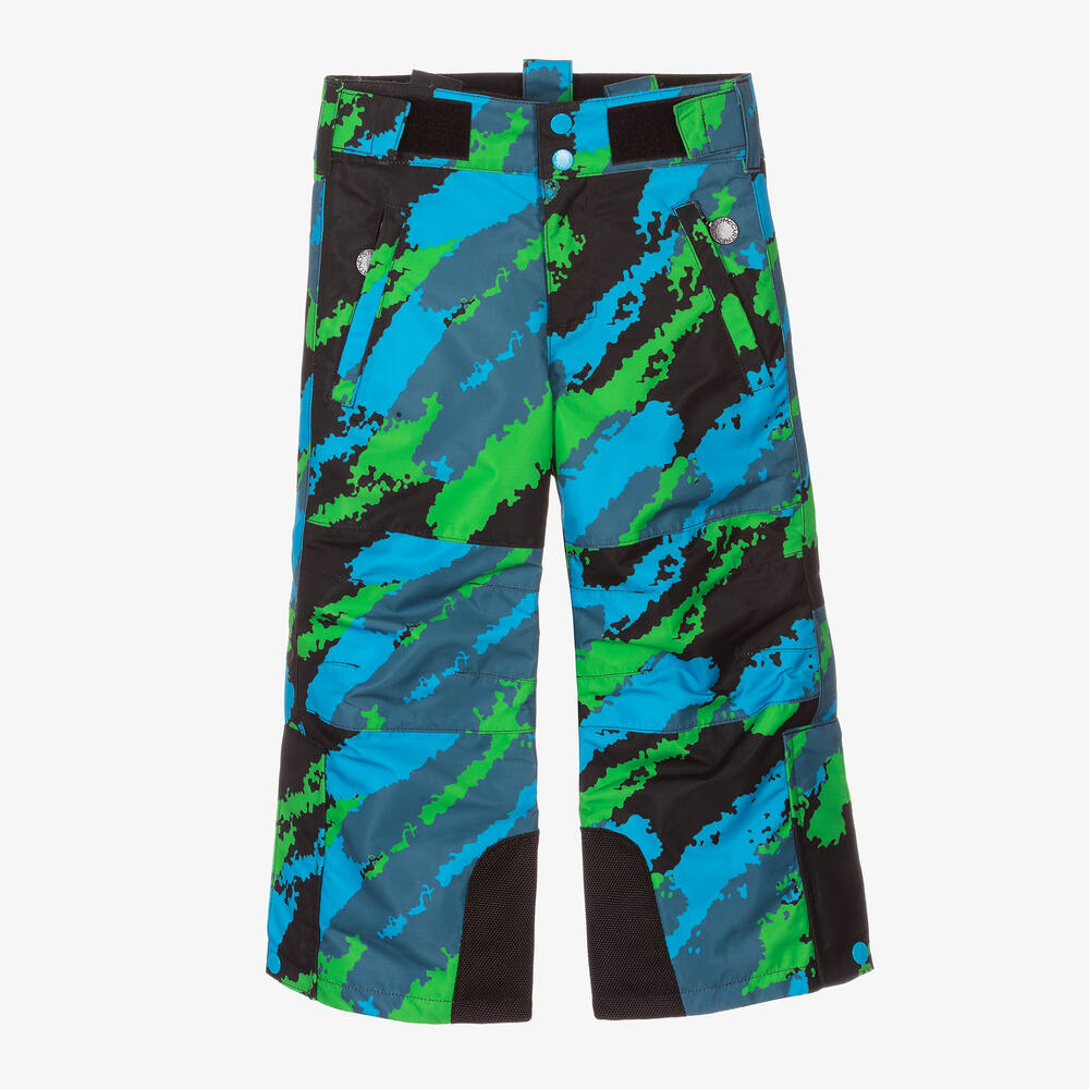 Stella McCartney Kids-Сине-зеленые лыжные штаны | Childrensalon Outlet
