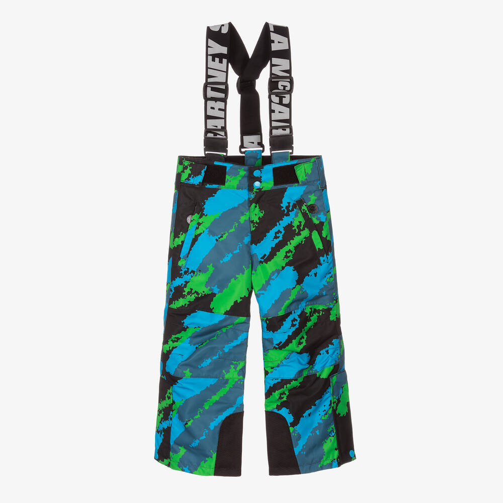 Stella McCartney Kids - Boys Blue & Green Salopettes | Childrensalon