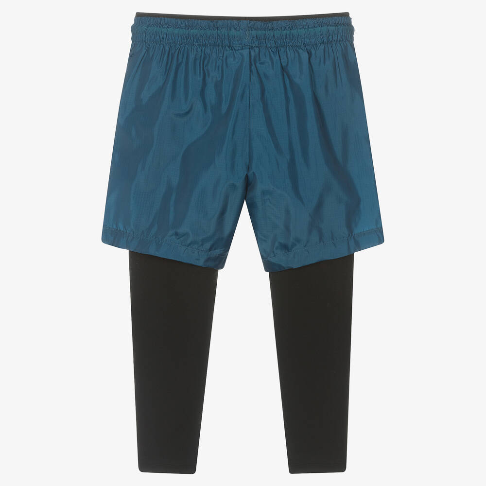 Stella McCartney Kids-Boys Blue Logo Shorts | Childrensalon Outlet