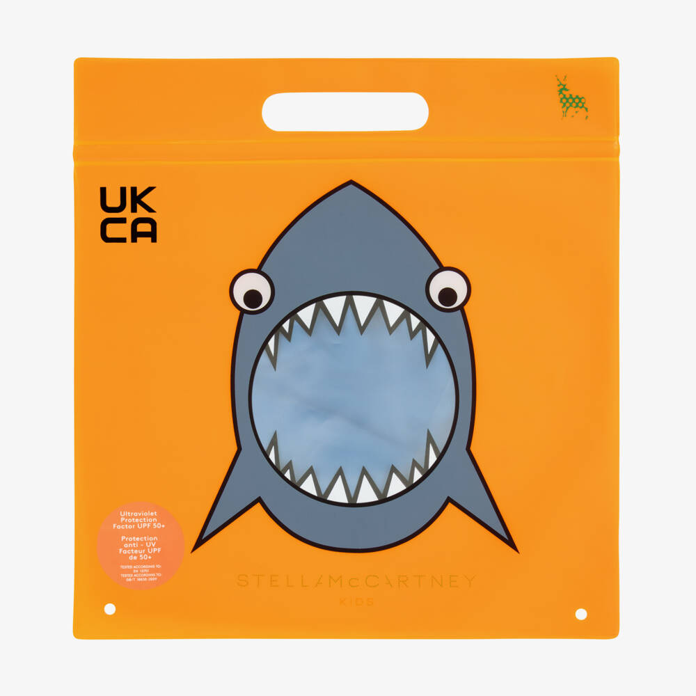 Stella McCartney Kids-شورت سباحة بخصرمطاطي لون أزرق للأأولاد | Childrensalon Outlet