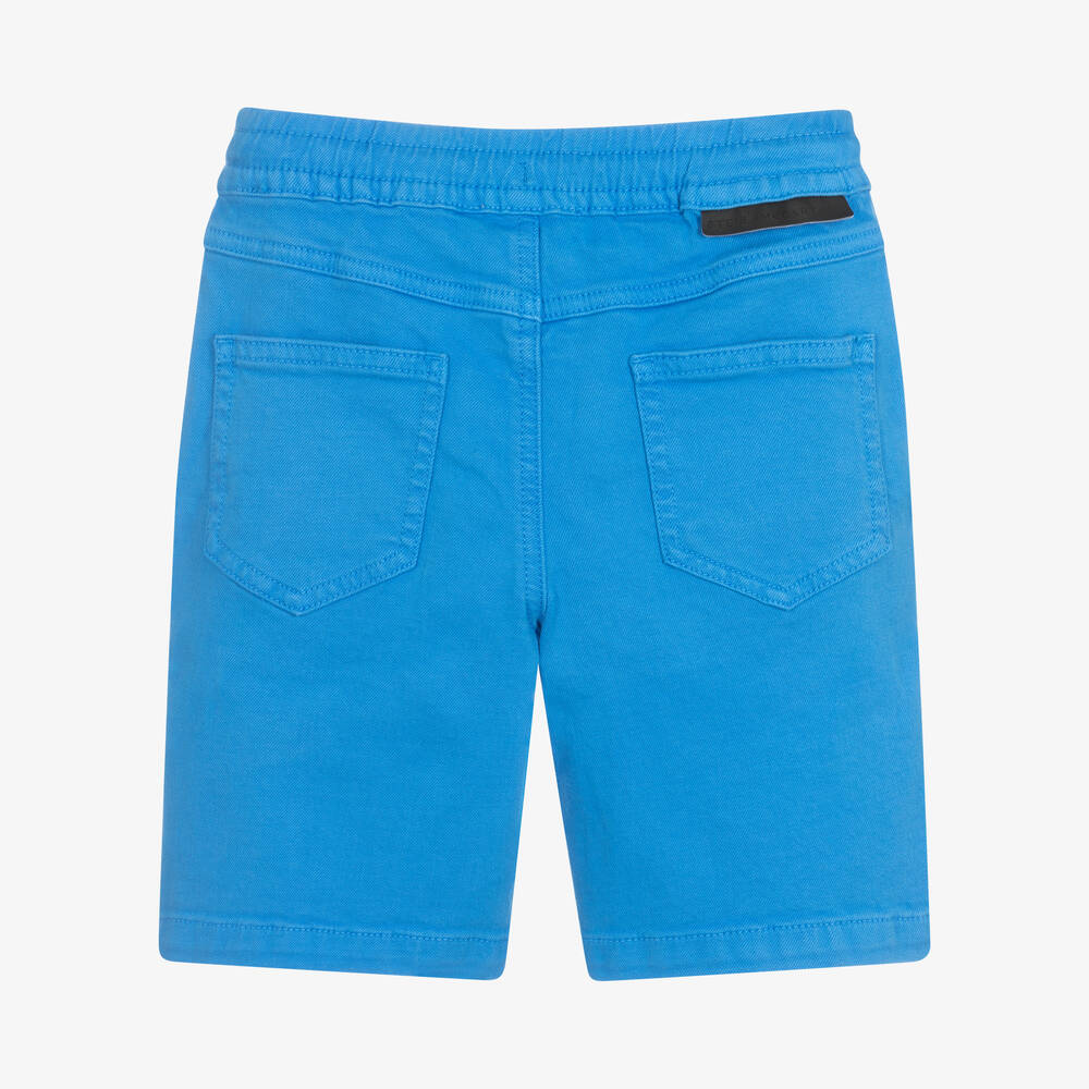 Stella McCartney Kids-Голубые шорты из органического хлопка | Childrensalon Outlet