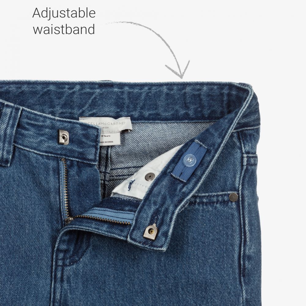 Stella McCartney Kids-Синие зауженные джинсы для мальчиков | Childrensalon Outlet
