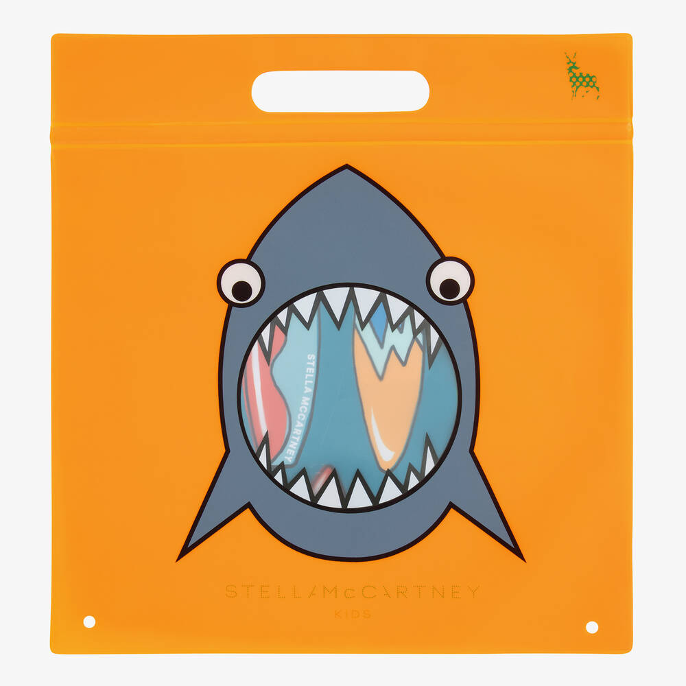 Stella McCartney Kids-شورت سباحة لون أزرق فيروزي للأولاد | Childrensalon Outlet