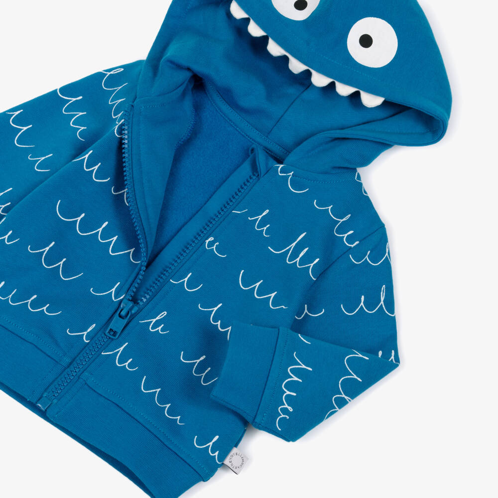 Stella McCartney Kids-Уютный синий худи для мальчиков | Childrensalon Outlet