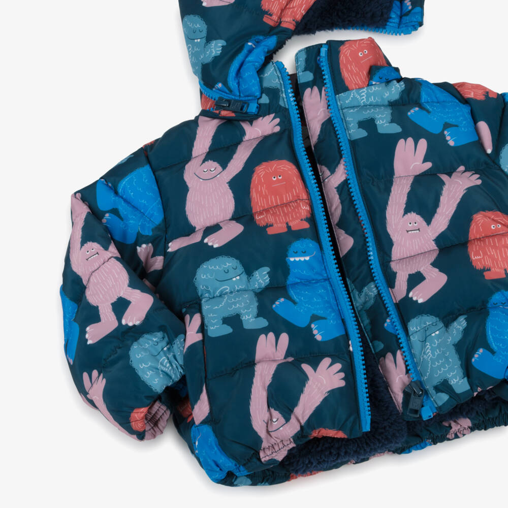 Stella McCartney Kids-Boys Blue Yeti Print Jacket | Childrensalon Outlet