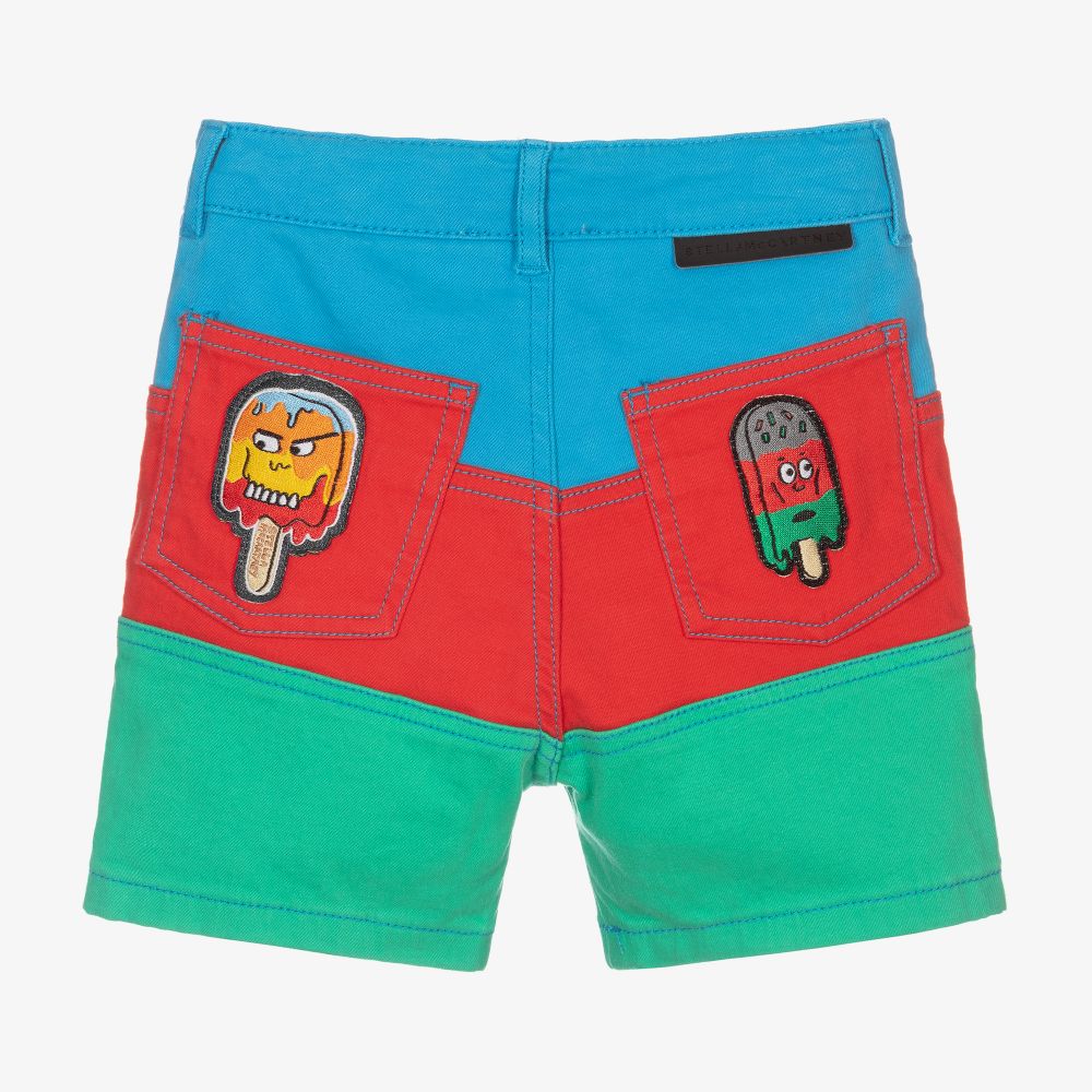 Stella McCartney Kids-شورت سباحة بطبعة ملونة للأولاد | Childrensalon Outlet