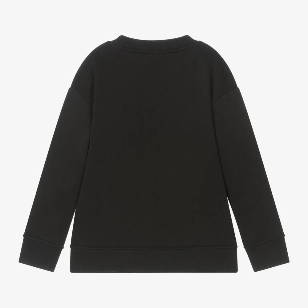 Stella McCartney Kids-Boys Cotton Black Jumper | Childrensalon Outlet