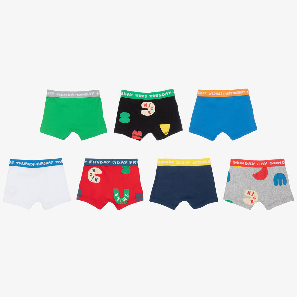 Stella McCartney Kids - Boys Cotton Boxers (7 Pack