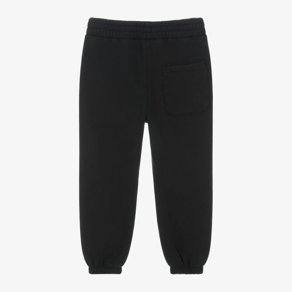 Stella McCartney Kids-Boys Cotton Joggers with SMC Embroidery | Childrensalon Outlet