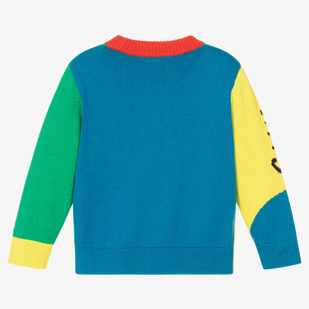 Stella McCartney Kids-Boys Cotton Knitted Sweater | Childrensalon Outlet