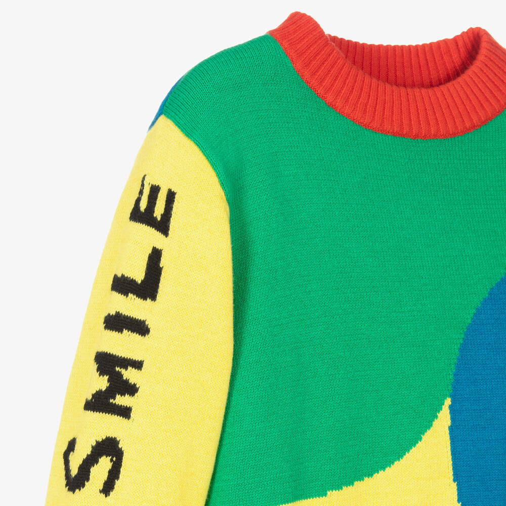 Stella McCartney Kids-Boys Cotton Knitted Sweater | Childrensalon Outlet