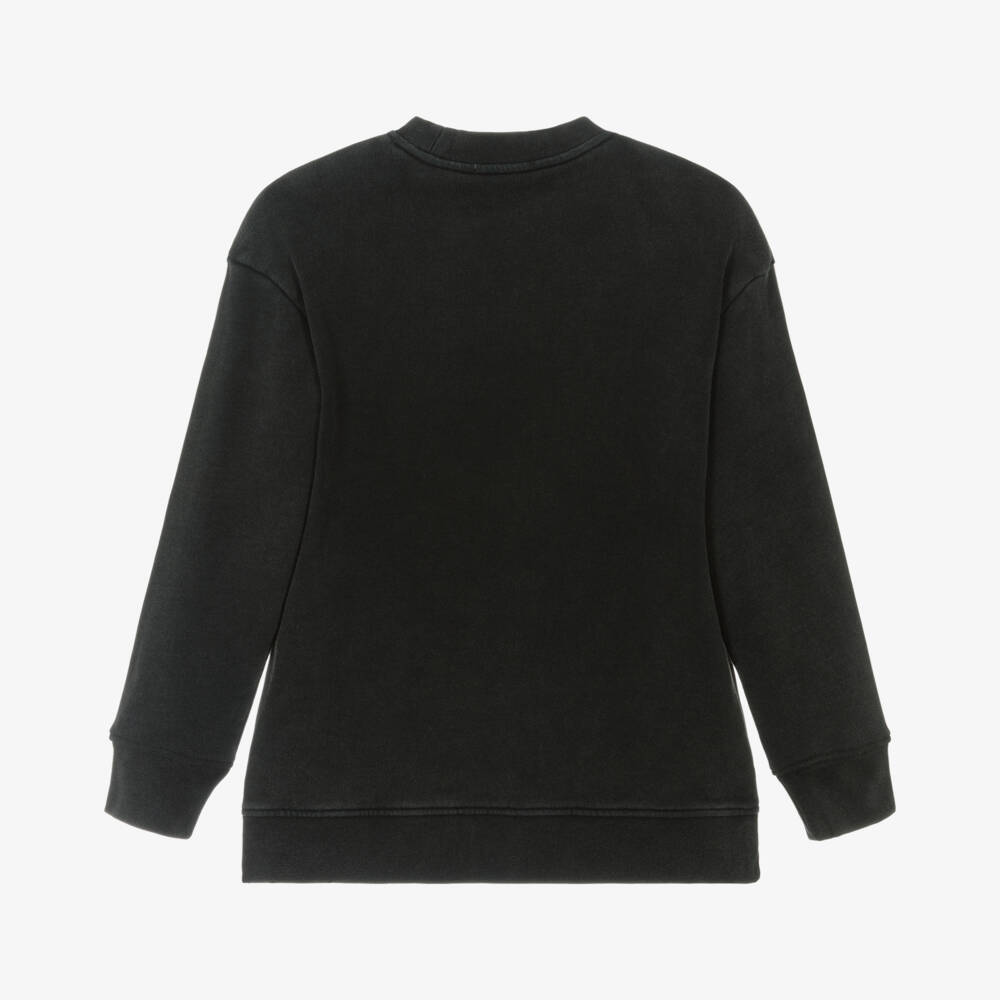 Stella McCartney Kids-Boys Cotton Sweater with Feline Print | Childrensalon Outlet