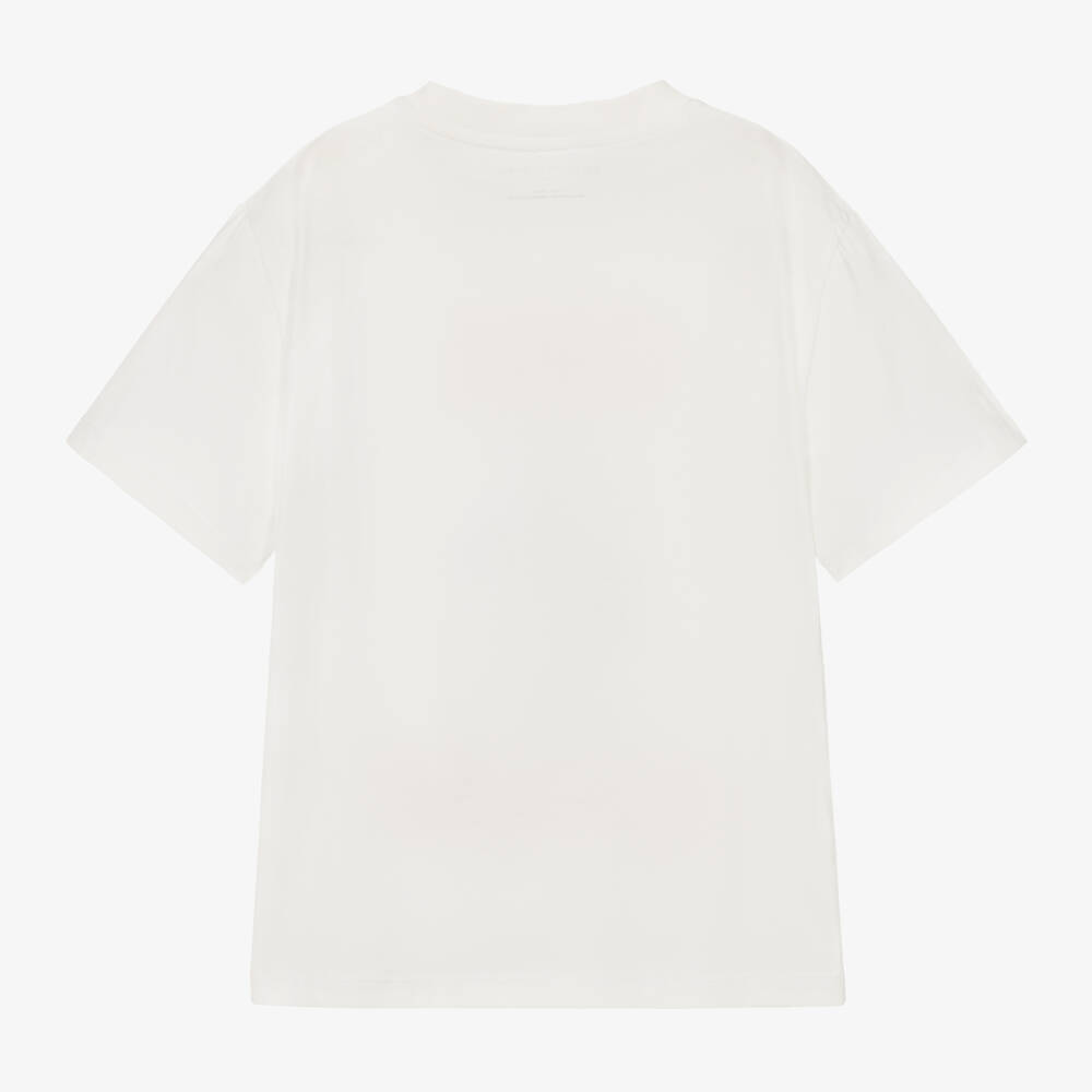 Stella McCartney Kids-Boys Cream Horse Graphic Tee | Childrensalon Outlet