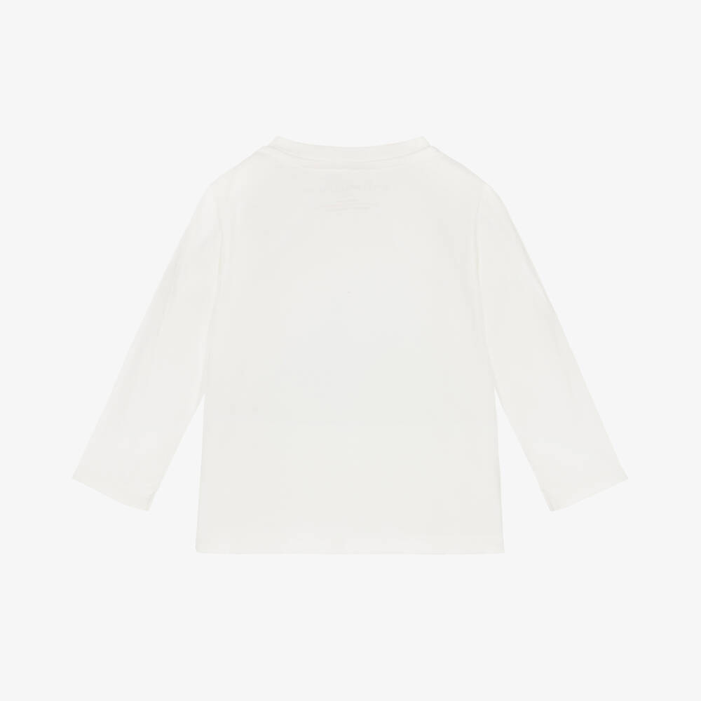 Stella McCartney Kids-Boys Cream Horse Graphic Top | Childrensalon Outlet