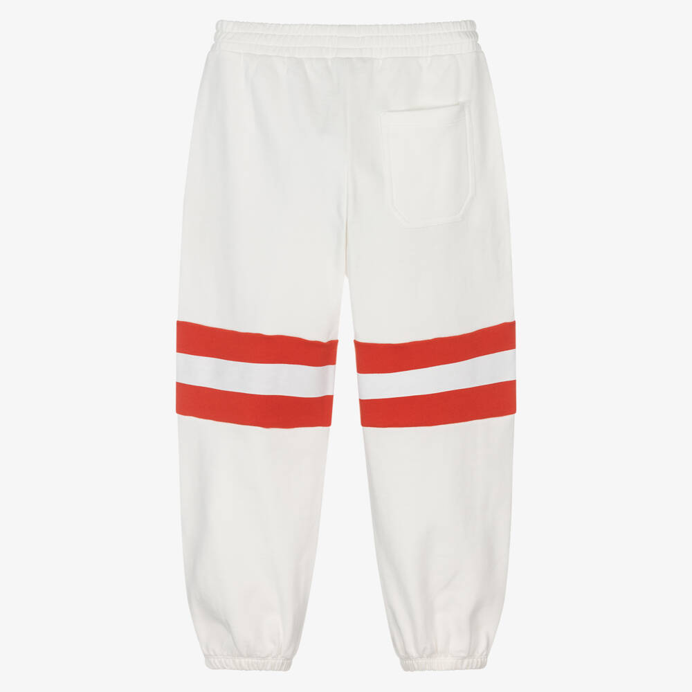 Stella McCartney Kids-Boys Creamy Cotton Casual Trousers | Childrensalon Outlet