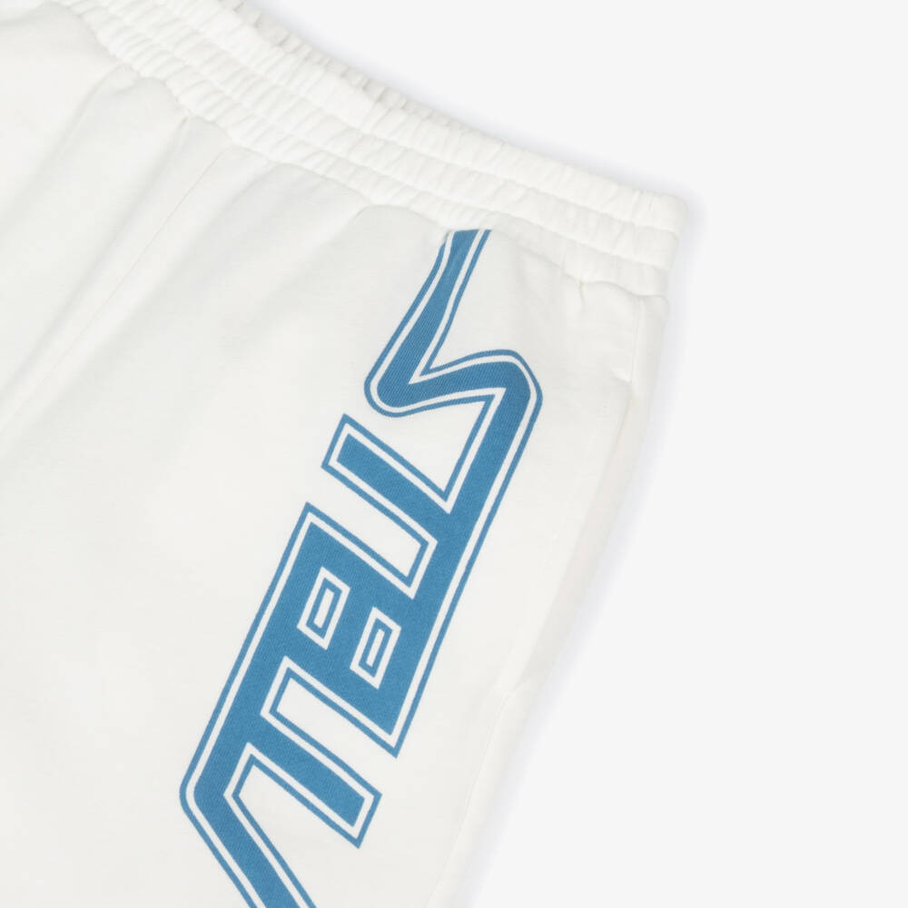 Stella McCartney Kids-Boys Creamy Cotton Casual Trousers | Childrensalon Outlet