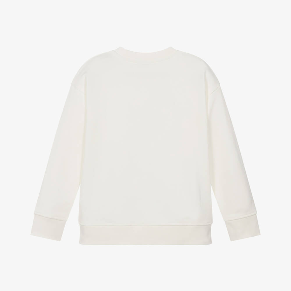 Stella McCartney Kids-Boys Creamy Skateboard Jersey Top | Childrensalon Outlet